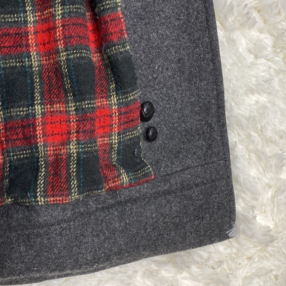 j.gallery Coat Size 13/14 Charcoal Gray 70% Wool/ Flannel Inside. - Picture 12 of 13